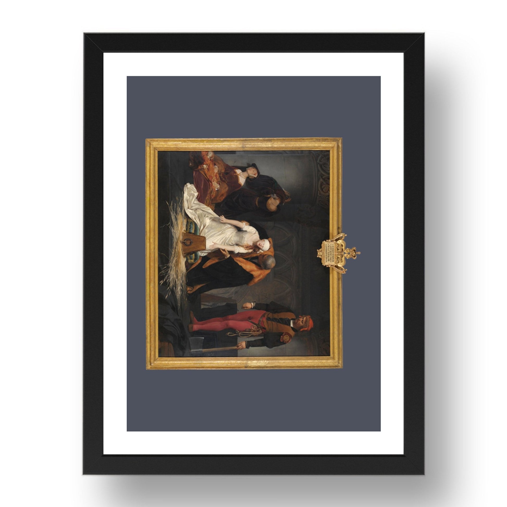 Paul Delaroche: The Execution of Lady Jane Grey7x5, Poster in 17x13"(A3) Frame