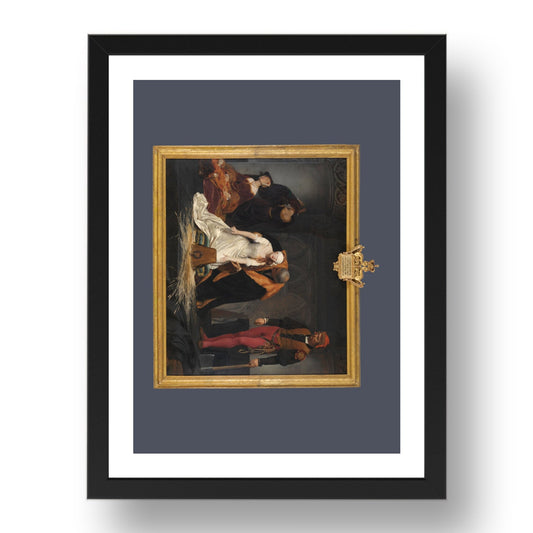 Paul Delaroche: The Execution of Lady Jane Grey7x5, Poster in 17x13"(A3) Frame