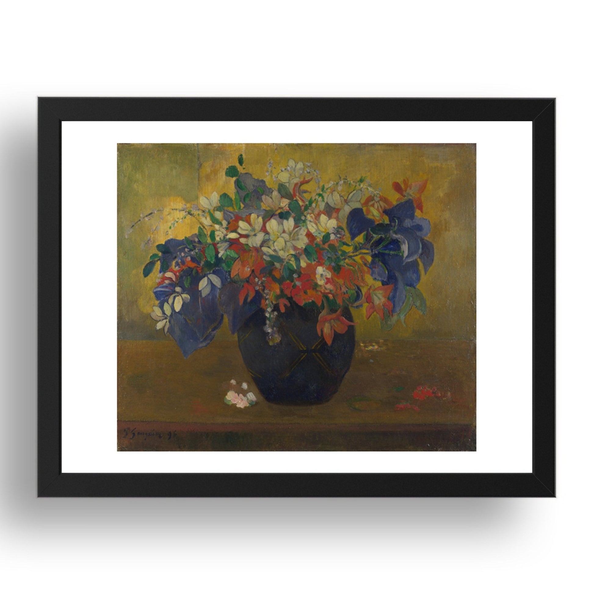 Paul Gauguin: A Vase of Flowers, Poster in 17x13"(A3) Frame
