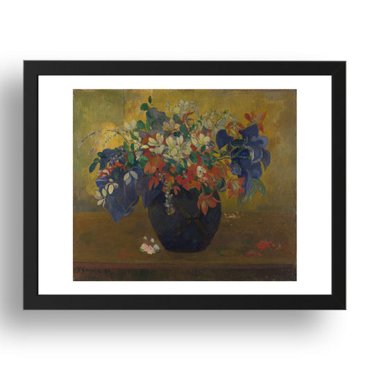 Paul Gauguin: A Vase of Flowers, Poster in 17x13"(A3) Frame