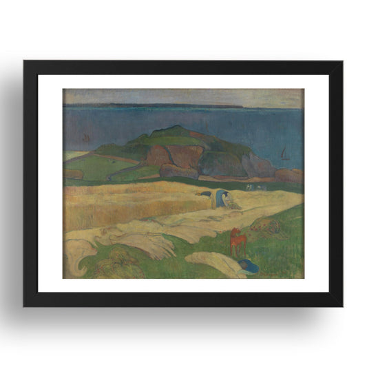 Paul Gauguin: Harvest: Le Pouldu, Poster in 17x13"(A3) Frame