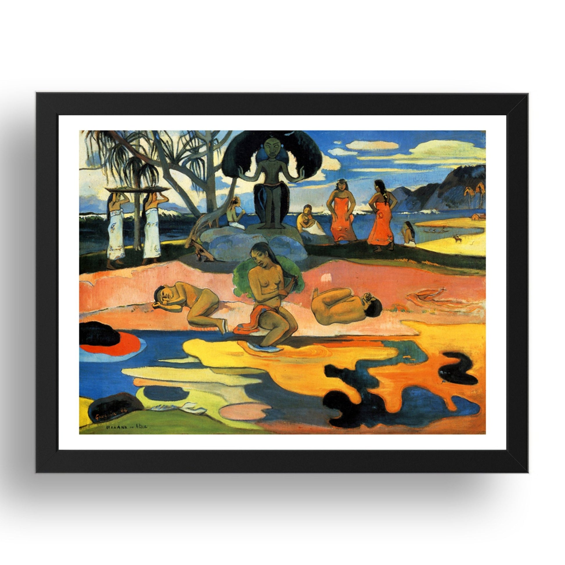 Paul Gauguin MAHANA no Atua, Jour de Dieu, Day of God,  vintage art, A3 (16x12") Poster Print
