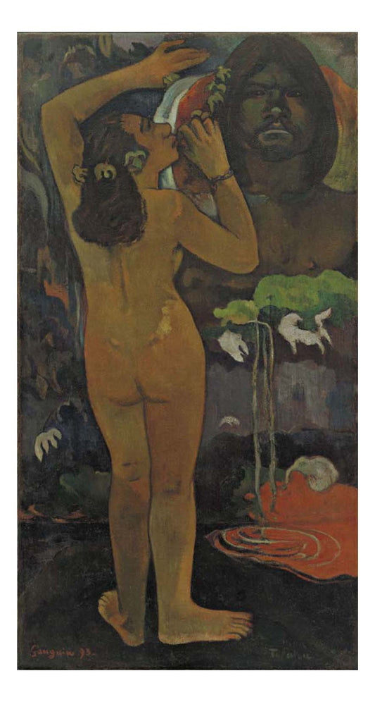 Paul Gauguin - The Moon and the Earth, 16x12" (A3) Poster Print