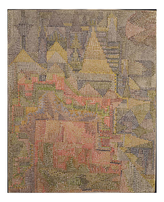 Paul Klee - Castle Garden, 16x12" (A3) Poster Print