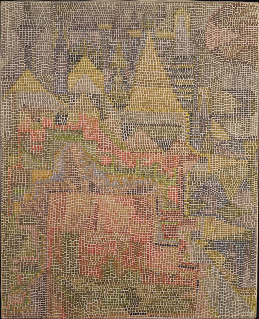 Paul Klee - Castle Garden, vintage art, modern poster print