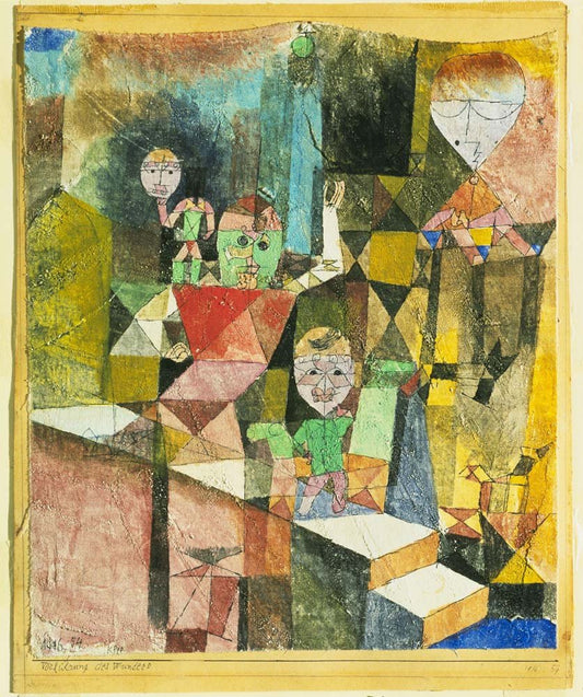 Paul Klee - Introducing the Miracle, vintage art, modern poster print