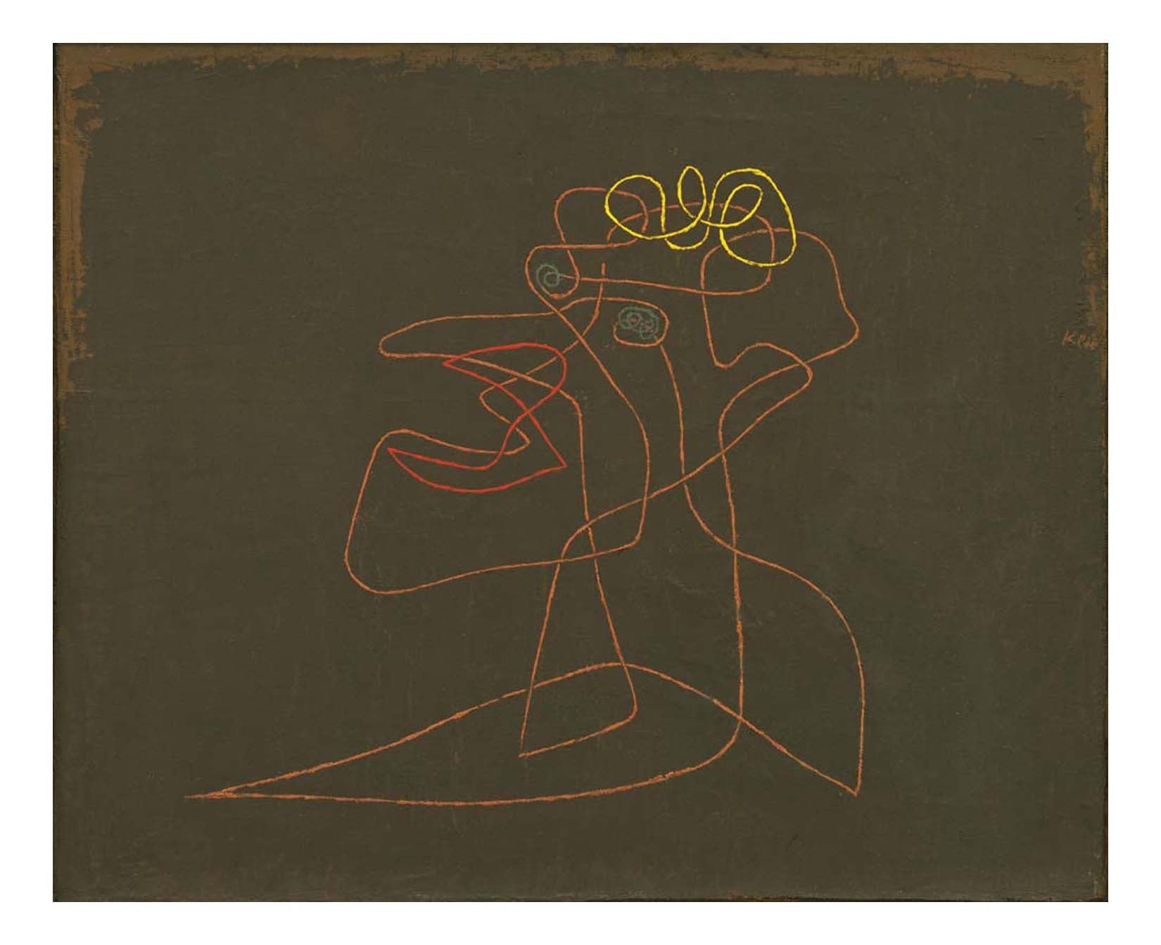 Paul Klee - Or The Mocked Mocker, 16x12" (A3) Poster Print