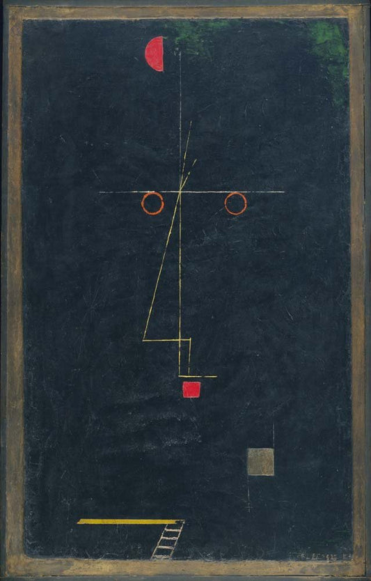 Paul Klee - Portrait of an Artist, vintage art, modern poster print