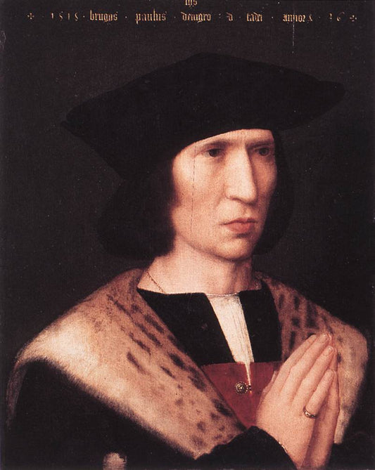 Paulus de Nigro, vintage artwork by Adriaen Isenbrandt, A3 (16x12") Poster Print