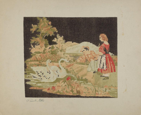 Pearl Gibbo:Cotton Cloth,16x12"(A3) Poster