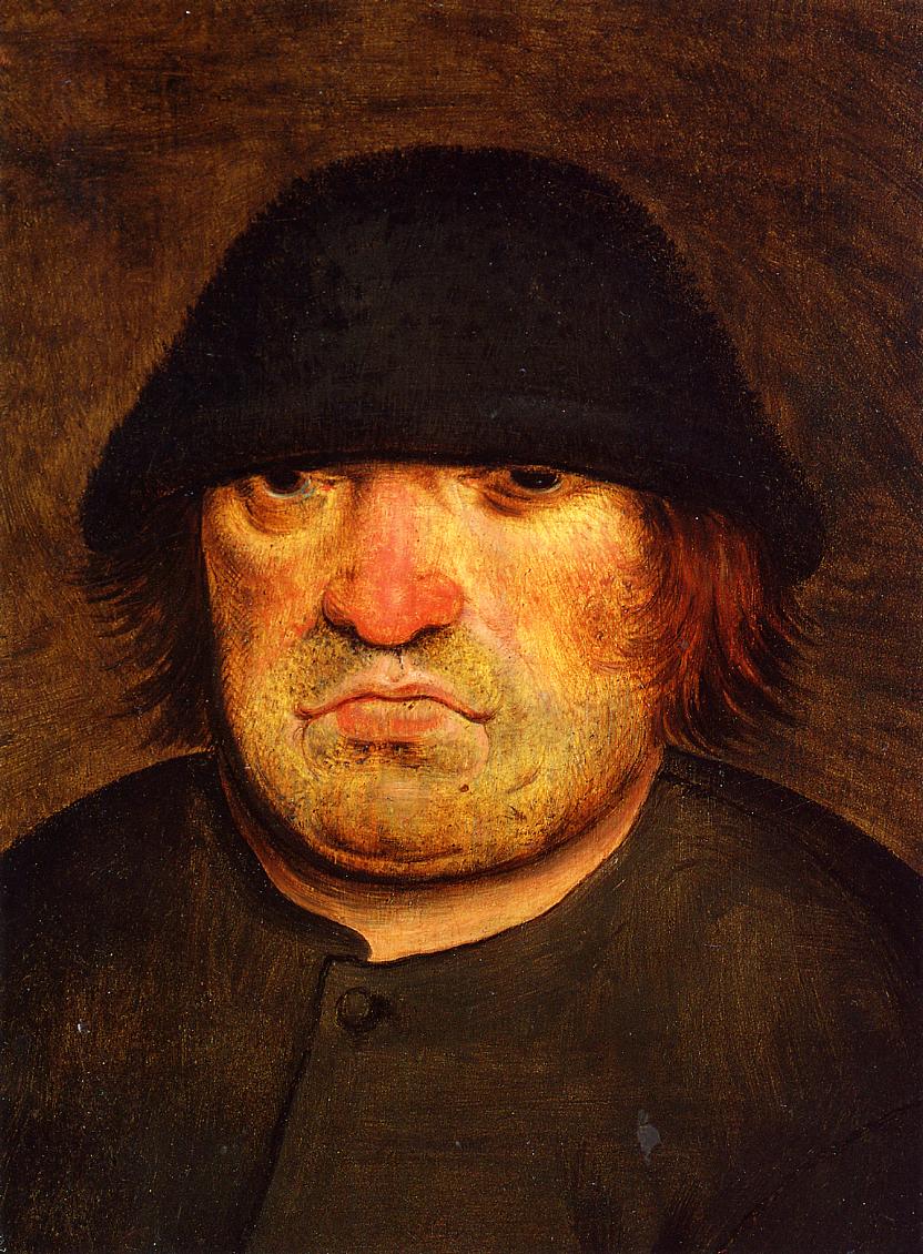 Peasant's Head, vintage artwork by Pieter Brueghel the Younger, A3 (16x12") Poster Print