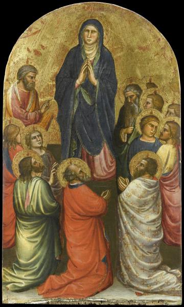 Pentacost, vintage artwork by Mariotto di Nardo, A3 (16x12") Poster Print