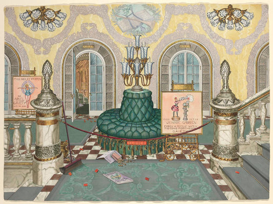 Perkins Harnly:Theatre Lobby,16x12"(A3) Poster