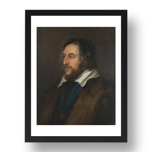 Peter Paul Rubens: Portrait of Thomas Howard, 2nd Earl of Arundel, Poster in 17x13"(A3) Frame