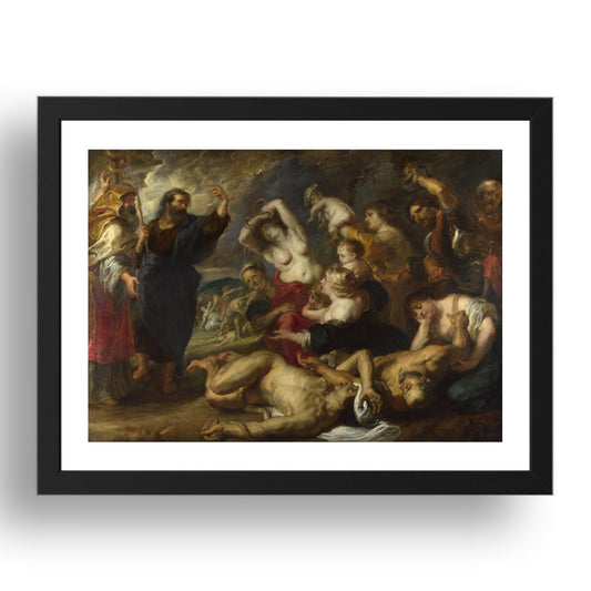 Peter Paul Rubens: The Brazen Serpent, Poster in 17x13"(A3) Frame