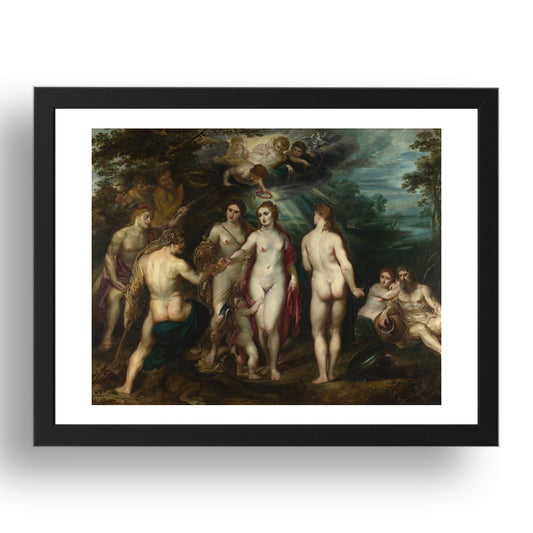 Peter Paul Rubens: The Judgement of Paris (1), Poster in 17x13"(A3) Frame