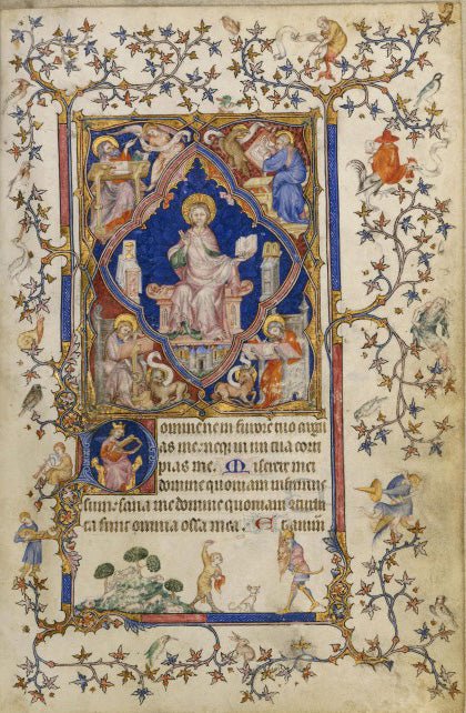 Petites heures  of Jean of Berry, vintage artwork by Jean Le Noir, A3 (16x12") Poster Print