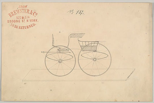 Phaeton #137 c1850-John D. Gribbon , vintage art, A3 (16x12") Poster Print