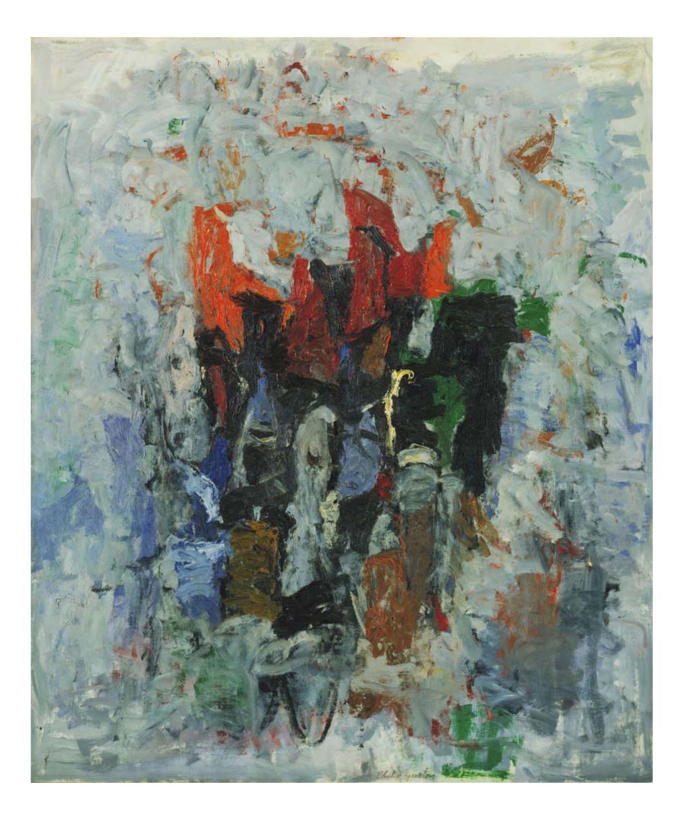 Philip Guston - The Clock, 16x12" (A3) Poster Print