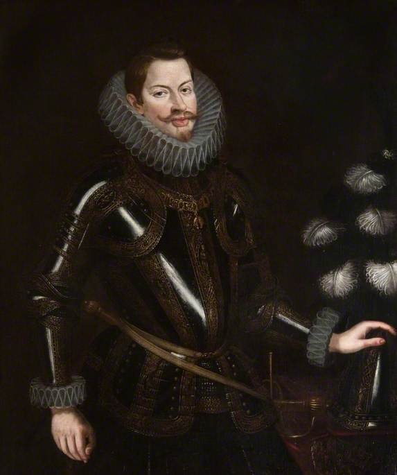 Philip III, King of Spain, vintage artwork by Juan Pantoja de la Cruz, A3 (16x12") Poster Print
