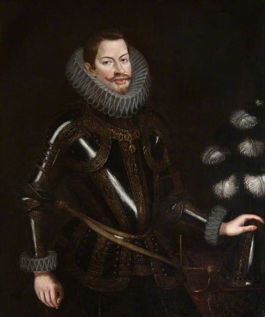 Philip III, King of Spain, vintage artwork by Juan Pantoja de la Cruz, A3 (16x12") Poster Print