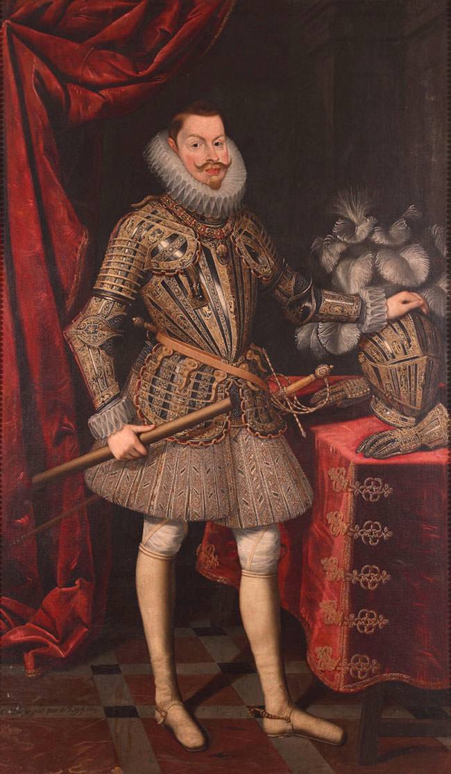 Philip III of Spain, vintage artwork by Bartolome González y Serrano, A3 (16x12") Poster Print