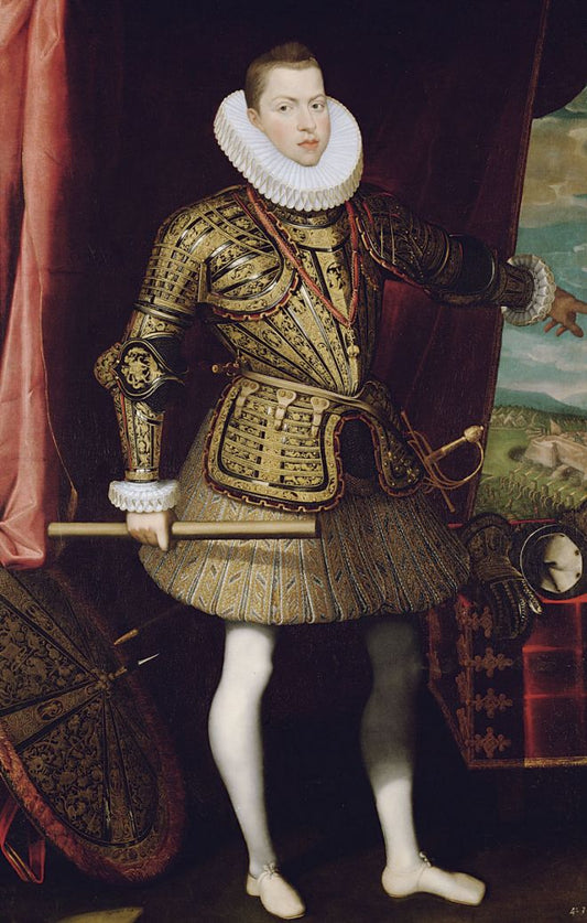 Philip III of Spain, vintage artwork by Juan Pantoja de la Cruz, A3 (16x12") Poster Print