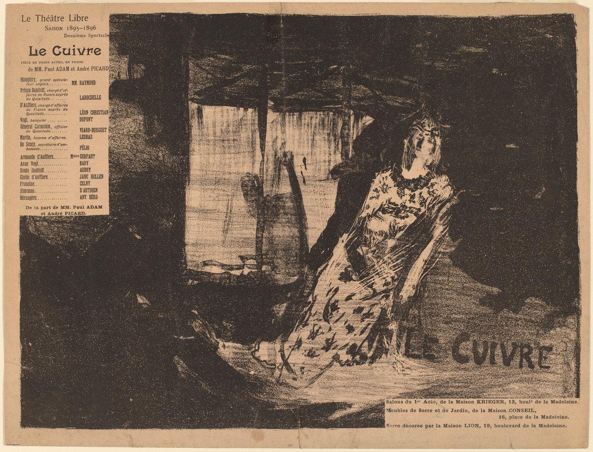 Pierre-Eugène Vibert:Le Cuivre,16x12"(A3) Poster