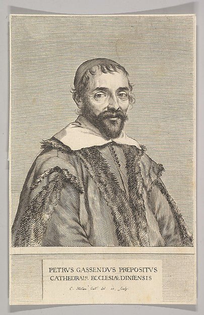 Pierre Gassendi c1637 or 1638-Claude Mellan , vintage art, A3 (16x12") Poster Print