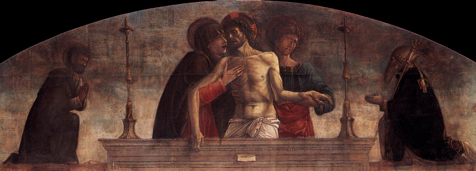 Pietà , vintage artwork by Giovanni Bellini, A3 (16x12") Poster Print