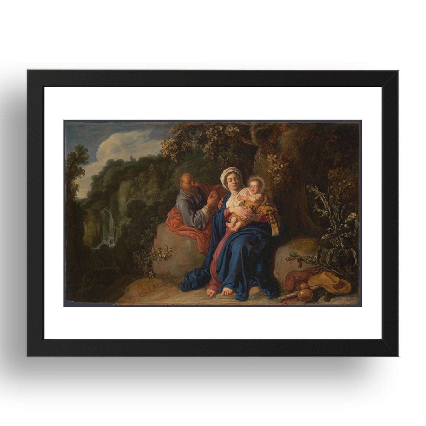 Pieter Lastman: The Rest on the Flight into Egypt, Poster in 17x13"(A3) Frame