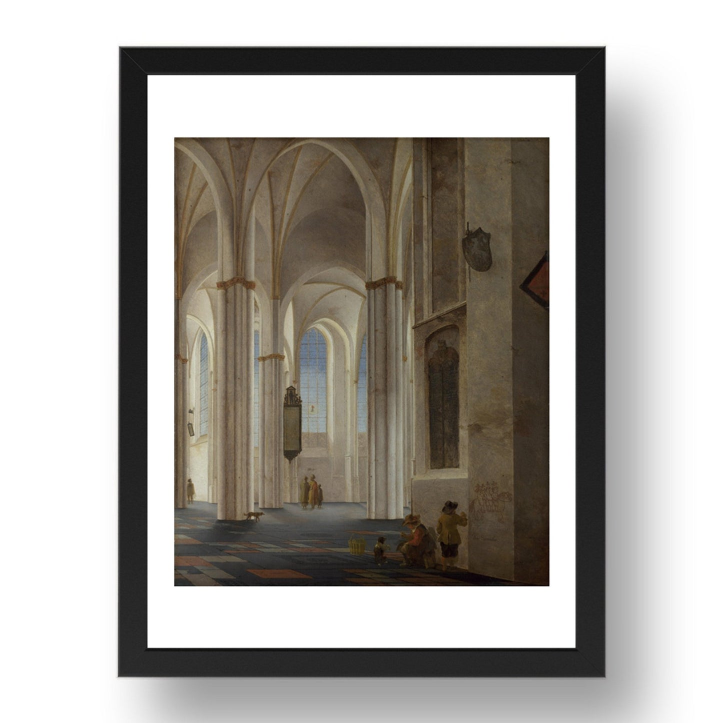 Pieter Saenredam: The Interior of the Buurkerk at Utrecht, Poster in 17x13"(A3) Frame
