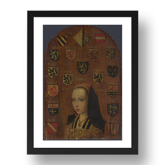 Pieter van Coninxloo: Margaret of Austria, Poster in 17x13"(A3) Frame