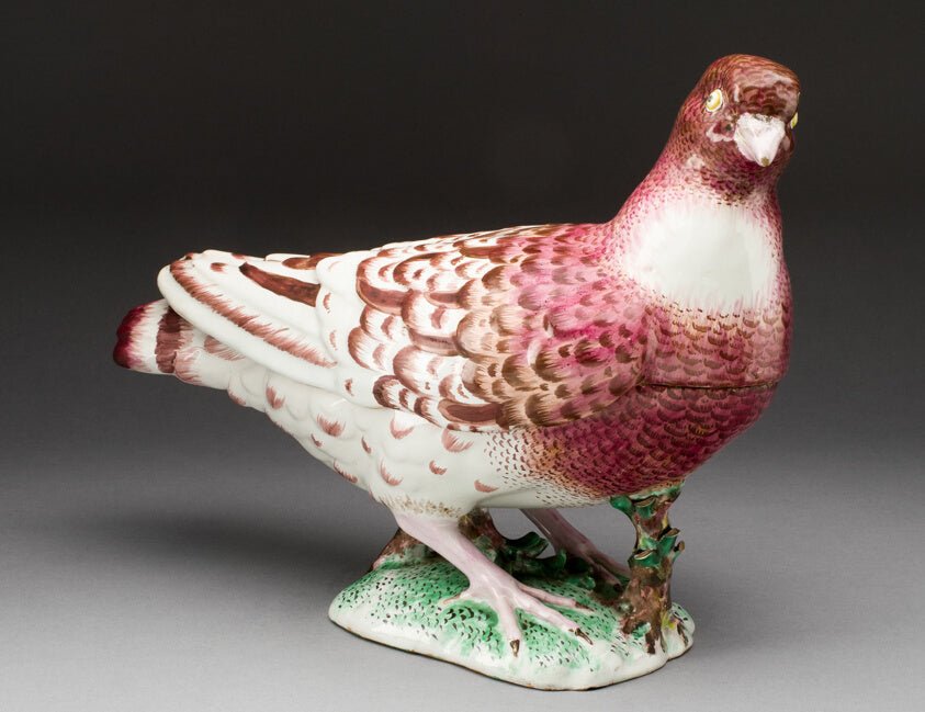 Pigeon Tureen by  Strasbourg Pottery Manufactory (French, 1721-1781), 23x16"( A2 size) Poster Print