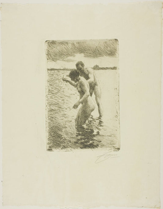 Pilot by  Anders Zorn, 23x16"( A2 size) Poster Print