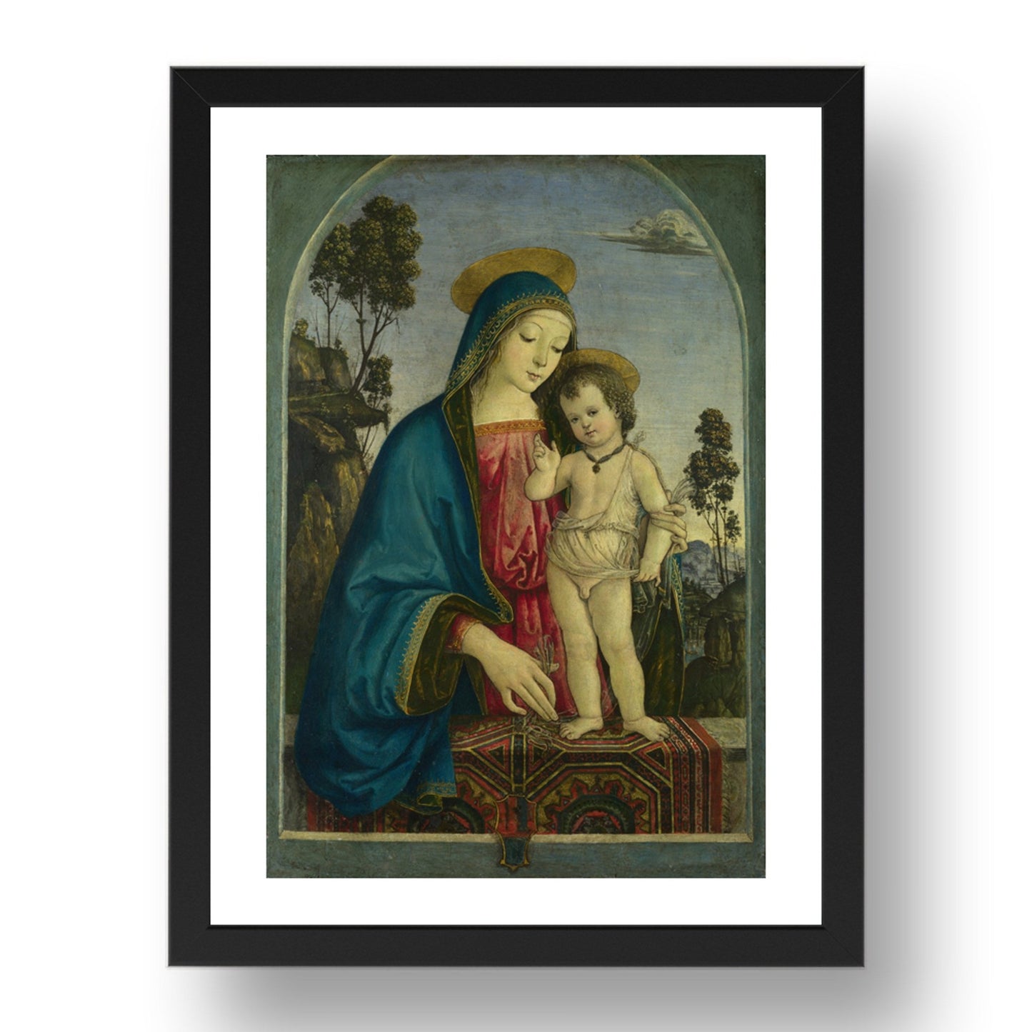 Pintoricchio: The Virgin and Child, Poster in 17x13"(A3) Frame