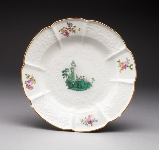 Plate by  Meissen Porcelain Manufactory, 23x16"( A2 size) Poster Print