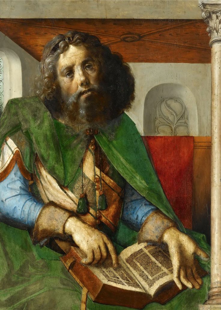 Plato, vintage artwork by Joos van Wassenhove, A3 (16x12") Poster Print