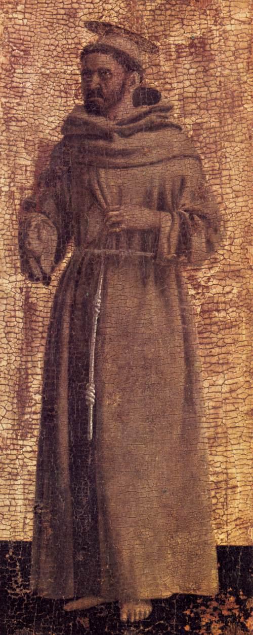 Polyptych of the Misericordia - St Francis, vintage artwork by Piero della Francesca, A3 (16x12") Poster Print