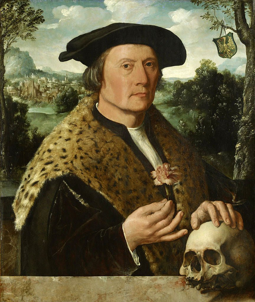 Pompeius Occo, vintage artwork by Dirck Jacobsz., A3 (16x12") Poster Print