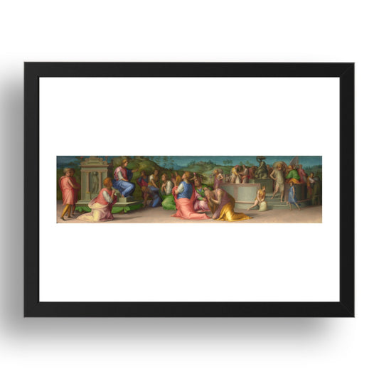 Pontormo: Joseph's Brothers beg for Help, Poster in 17x13"(A3) Frame