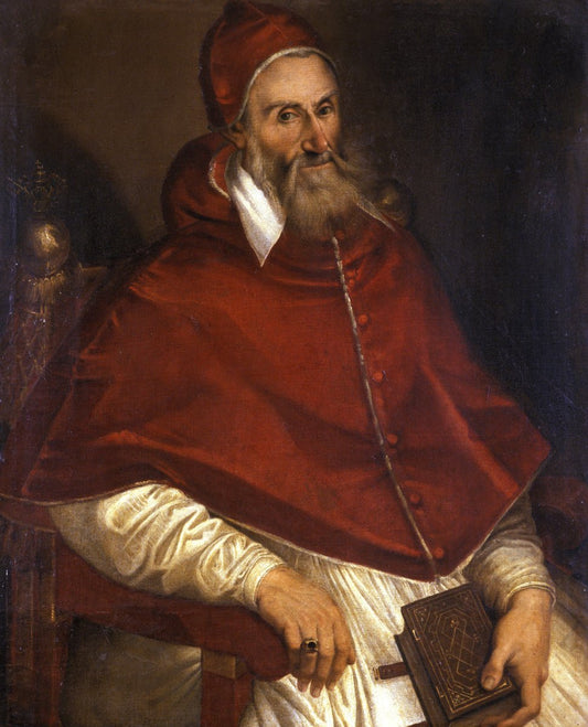 Pope Pius IV, vintage artwork by Bartolomeo Passarotti, A3 (16x12") Poster Print