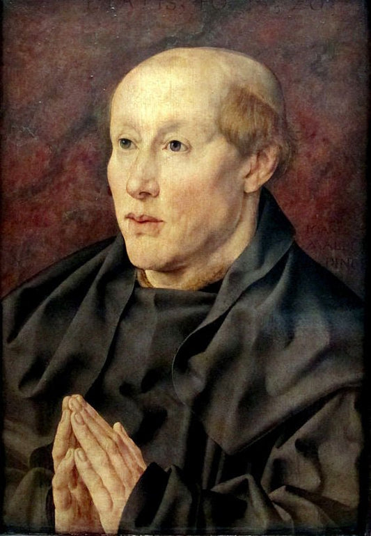 Portrait of a 40-Year Old Monk, vintage artwork by Jan Gossaert, A3 (16x12") Poster Print
