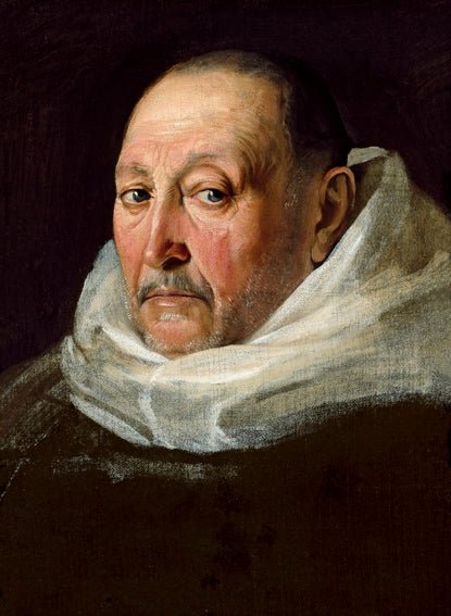 Portrait of a Dominican Monk, vintage artwork by Juan Bautista Maíno, 12x8" (A4) Poster