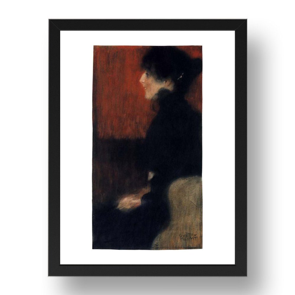 Portrait of a Lady 1897 by Gustav Klimt, 17x13" Frame