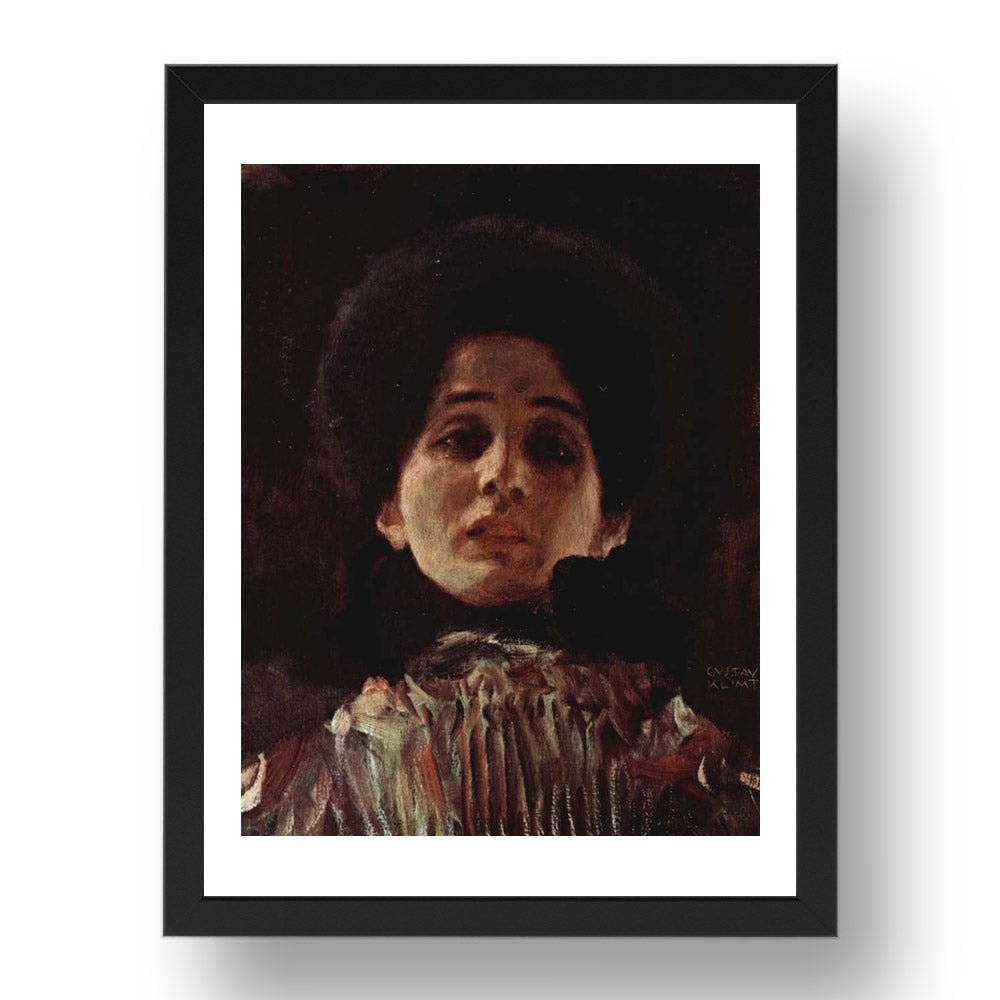 Portrait of a Lady 1899 by Gustav Klimt, 17x13" Frame