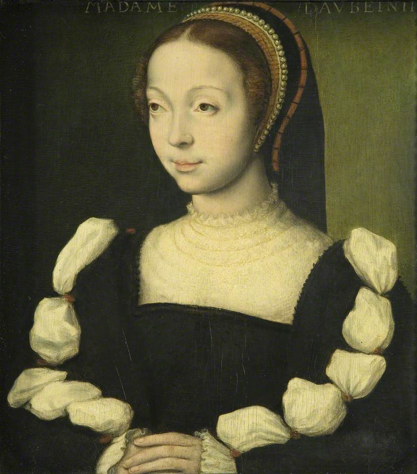 Portrait of a Lady, said to be Anne Stuart, Marechal d’Aubigny, vintage artwork by Claude Corneille de Lyon, A3 (16x12") Poster Print