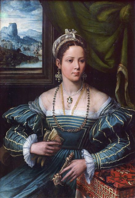 Portrait of a Lady., vintage artwork by Pedro de Campaña, A3 (16x12") Poster Print