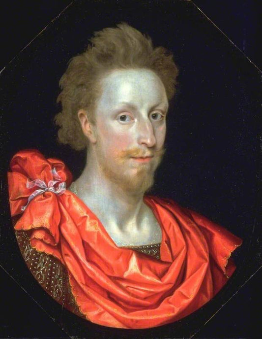 Portrait of a Man in Classical Dress, possibly Earl of Pembroke, vintage artwork by Marcus Gheeraerts the Younger, A3 (16x12") Poster Print