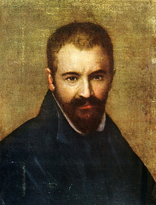 Portrait of a Man, possibly a Self-Portrait, vintage artwork by Correggio, A3 (16x12") Poster Print